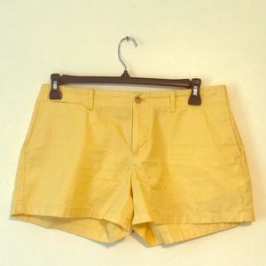 Ralph Lauren Chino Short Yellow With Logo Classic
